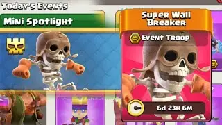 Mini Spotlight : Super Wall Breaker Event Clash Of Clans.