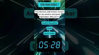 🌟 Can You Solve This Star Wars Riddle? Guess the Character! 🌟