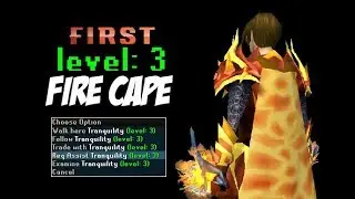 9HP - Tranquility: 1st lvl 3 Skiller to obtain Fire Cape | 29 before HP/Pray Reset | RS3