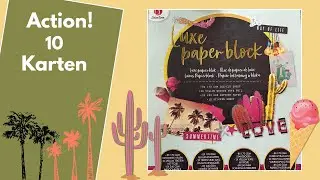 ACTION! 10 Karten - Luxe Paperblock/ way of life - Déco Time