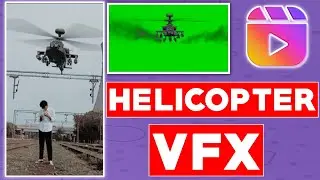 ⚡How To Add Helicopter In Reels Video / jasxze reel editing tutorial