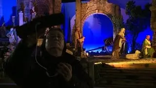Une cr&egrave;che inspir&eacute;e de l'op&eacute;ra italien d&eacute;core le Vatican