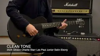 2024 Gibson Charlie Starr Les Paul Junior Satin Ebony