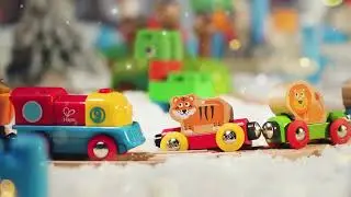 Battery Powered Engine NO.1 | E3820 E3703 | Hape Railway | Christmas Railway World!