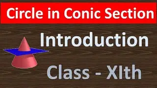 Definition of Circle| How to define a Circle| Standard Equation of a Circle| Conic Section