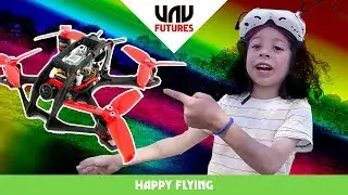 WORLDS MOST EXCITED 6yr OLD tries FPV racing drones!! Happy flying #35