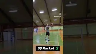 Cheap Badminton Racket vs Expensive Badminton racket - Feeding #badminton
