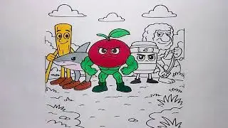Cute Italian Brainrot 🧠🎨 | Funny Meme Coloring Process | Relaxing Art for All Ages