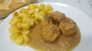 ALBÓNDIGAS CON ZANAHORIA EN SALSA, sabrosas y jugosas con Mambo!!!