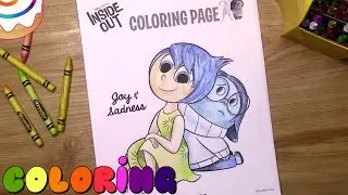 Inside Out Coloring page - Joy and Sadness