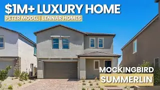 Summerlin $1M+ | Lennar Mockingbird Peter Plan Tour | 5BD 4.5BA, 3,210 SqFt | Patio + Private Deck