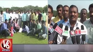 Visakha Charitable Trust Distributes Cricket Kits In Mancherial District | V6 News