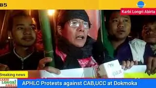 APHLC Protests against CAB, UCC at Dokmoka, December 04,2019