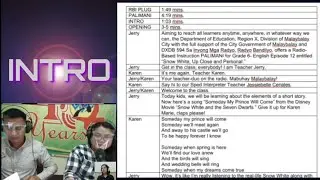RADIO BASED INSTRUCTION SAMPLE SCRIPT English |Opening & Closing Spiel