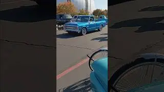 Dino's git down 2024  c10 truck show chevy  only  drop down low nice wheels ls swap motor