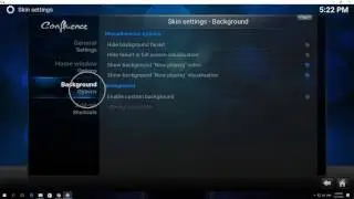 How to Enable Hide Background Fanart in Kodi