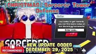New Update CODES Sorcerer Tower Defense Roblox, December 29, 2025