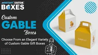 Custom Gable Boxes &ndash; The Cost-Effective Packaging! | Instant Custom Boxes
