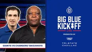 Giants vs Chargers Takeaways | Big Blue Kickoff Live | New York Giants