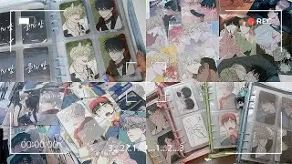 Organizing Korean BL photocards ✨ Low Tide in Twilight, Tree Without Roots, Lezhin Daybreak VLOG