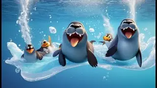 Sleepy Walrus Missed the Splash | Nursery Rhymes for Kids & Baby Songs