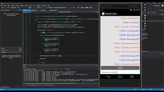 Xamarin Android Tutorial   76   SignalR Chat Client Part 3