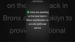 MTA Station Announcement: (1) (2) (3) Trains Delayed at Times Square-42nd Street