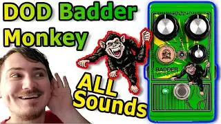 DOD Badder Monkey ALL SOUNDS, Every Tone On DOD Badder Monkey