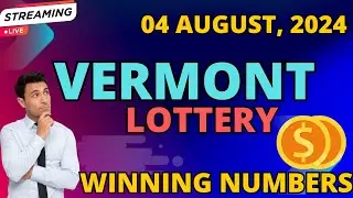 Vermont Day Lottery Results For - 04 Aug, 2024 - Pick 3 - Pick 4 - Powerball - Mega Millions Drawing