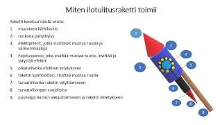 Miten ilotulitusraketti toimii