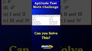 Aptitude Test MCQs for SAT, GRE & Competitive Exams