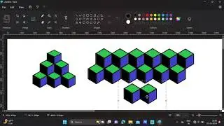 3D Box Drawing In The Paint 🎨