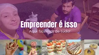 Rotina de um casal Empreendedor-Nossas moreninhas est&atilde;o bombando-Testando produtos novos-A&ccedil;aiteria 
