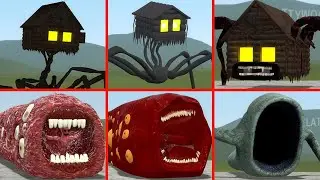 OLD AND NEW UPDATE: SEA EATER, TRAIN EATER,  THE BLOOP VS ALL TREVOR HENDERSON BATTLE In GMOD!.