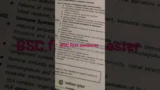 BSC first semester Zoology  UPH