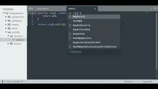 Typescript typed functions
