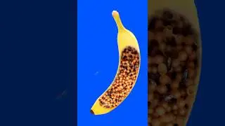 banana 🍌 asmr sounds / asmr animation sounds treatment #shorts