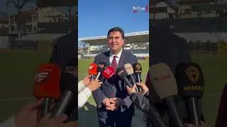 Inspection of the stadium before the Fethiyespor&ndash;Galatasaray match.