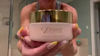 Review Premier Dead Sea Body Butter- Almond and lotus scent, hydrating shea butter, moisturizer