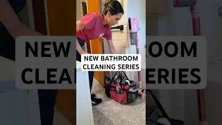 Follow along as I start a new bathroom cleaning series! #cleaning #cleaningroutine #cleaningtips