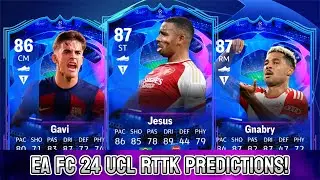 EA FC 24 UCL RTTK PREDICTIONS FT. 🇧🇷 GABRIEL JESUS, 🇪🇸 GAVI AND 🇩🇪 GNABRY