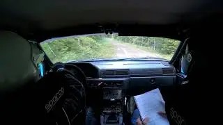 Rally Edane 2019, SS4 &Aring;mot, Mathias Gustafsson VOC