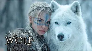 Spirit of the White Wolf 🐺 Dark Nordic Folk Viking Music & Shamanic Drums
