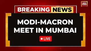 Modi-Macron Meet In Mumbai | Macron India Visit | Modi-Macron Bilateral Talks In Mumbai | LIVE Now
