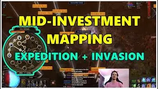 [PoE] Mid-investment mapping - Expedition + Invasion in Lira Arthain - Stream Highlights #559