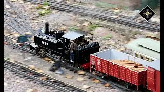 NO DRONE REQUIRED! The Charnwood Forest Garden Railway at Rothley GCR, 16/11/24 #steam #miniature