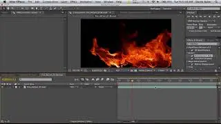 After Effects - Fire Displace Transition Tutorial by BakersTuts