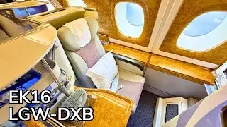 EK16 Emirates A380 Business Class London Gatwick to Dubai January 2026 Flight Review