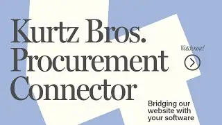 Kurtz Bros. Procurement Connector Video