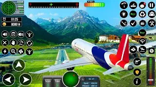 City pilot Airplane journey 3D Boeing plane driving simulator 2025